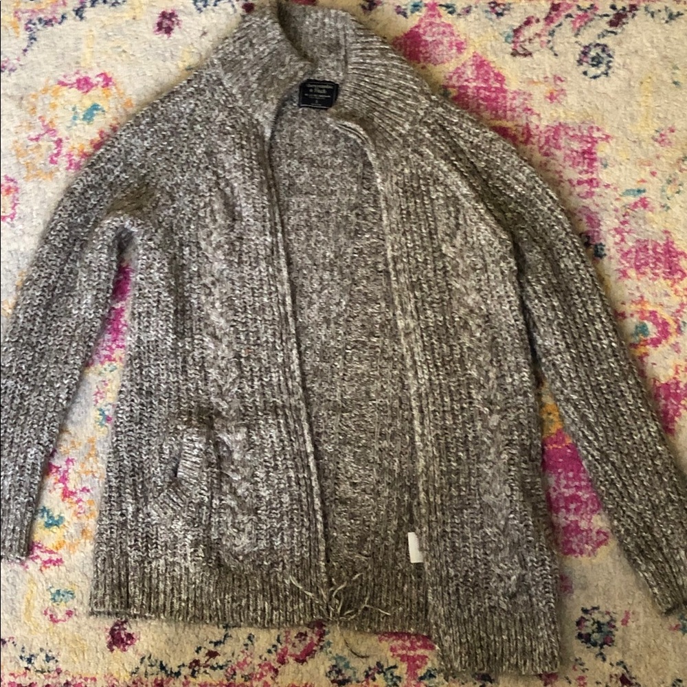 Cowl stitch sweater